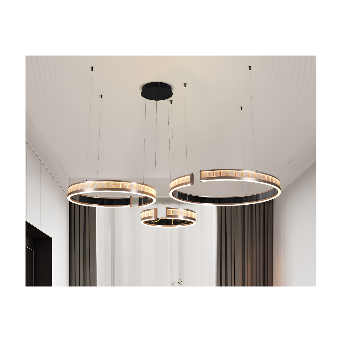 Sable Rim Ceiling Light